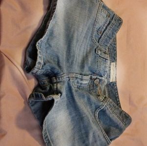 Blue jean shorts